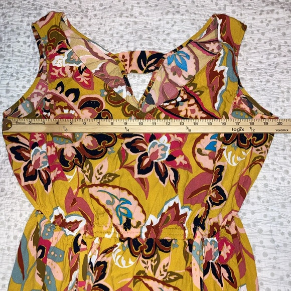 Loft Paisley Floral Tie Waist Maxi Dress - Picture 10 of 11